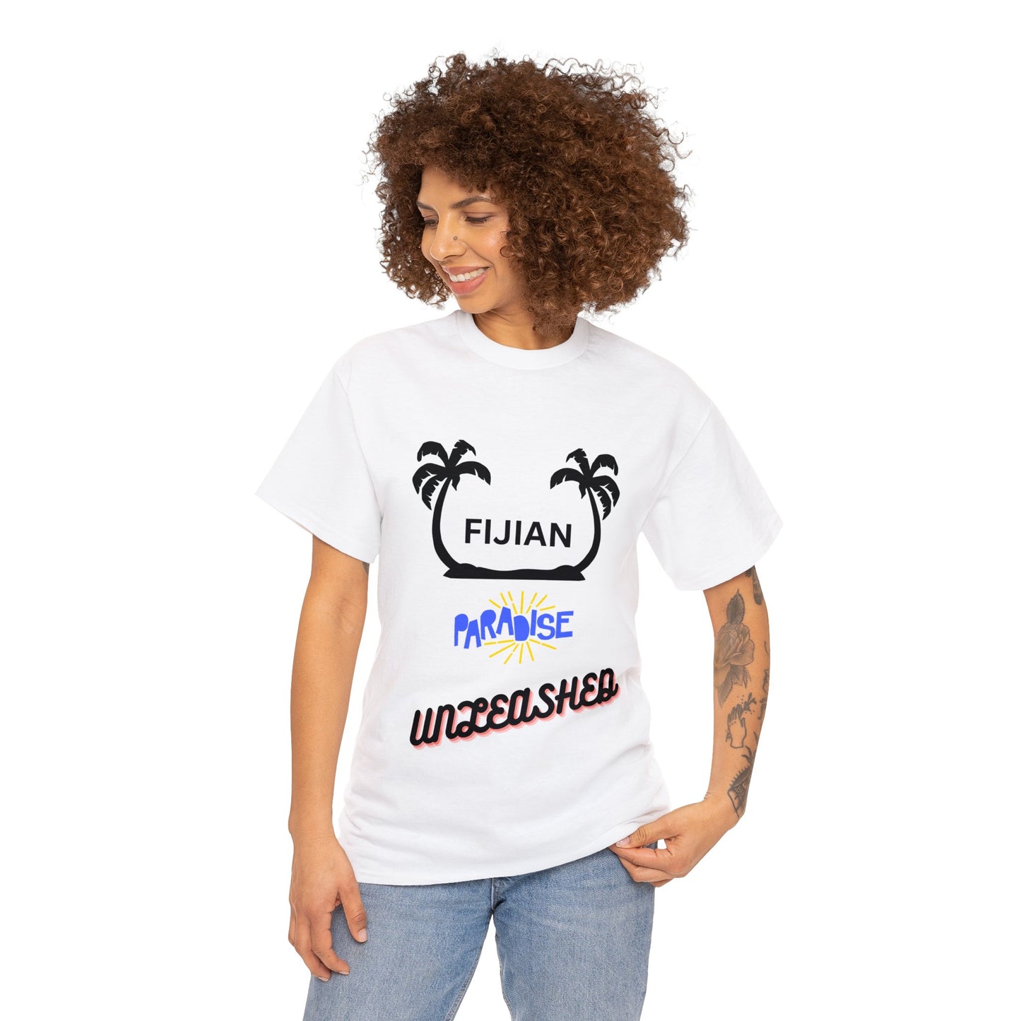 PARADISE UNLEASHED-Unisex Heavy Cotton Tee