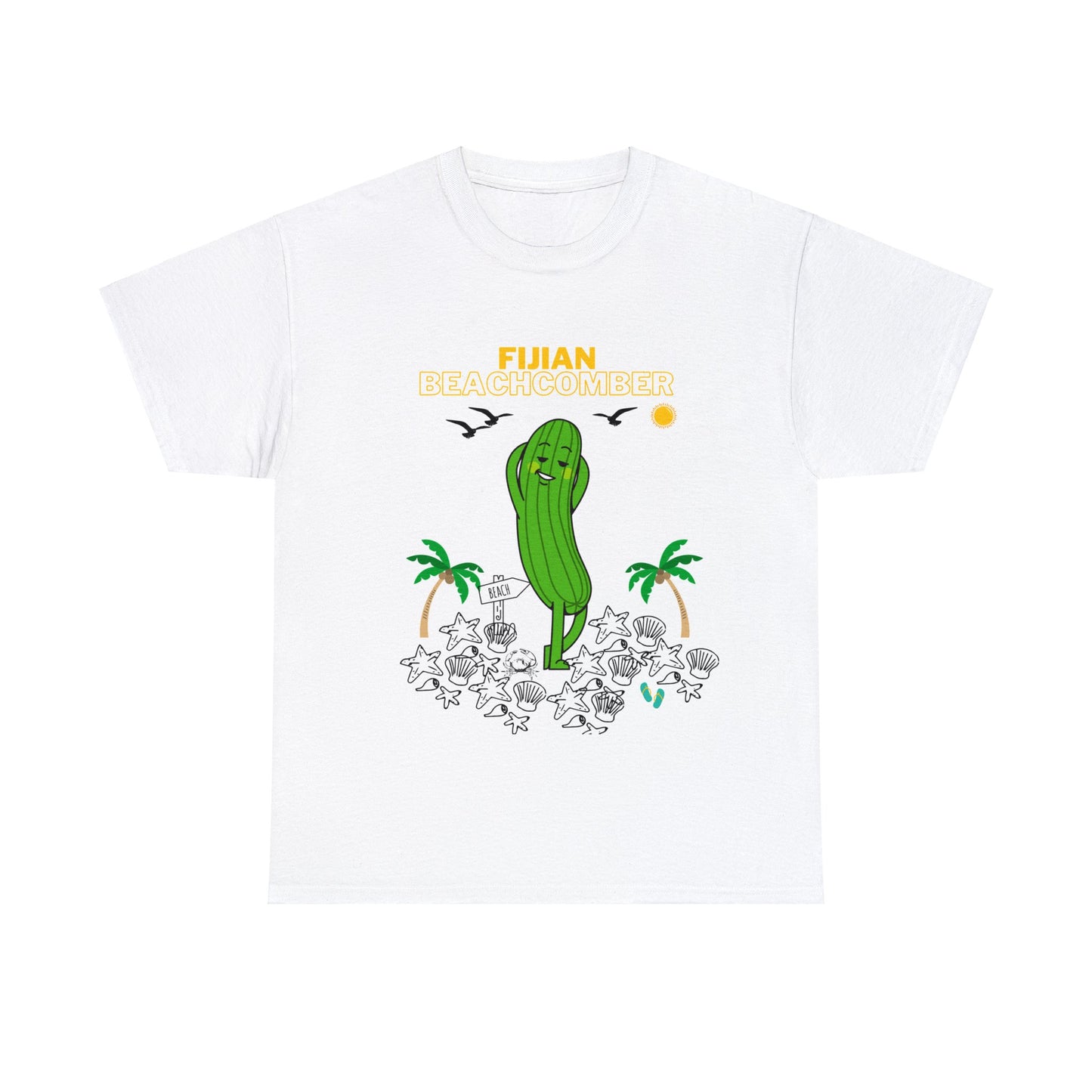 FIJIAN BEACHCOMBER-Unisex Heavy Cotton Tee