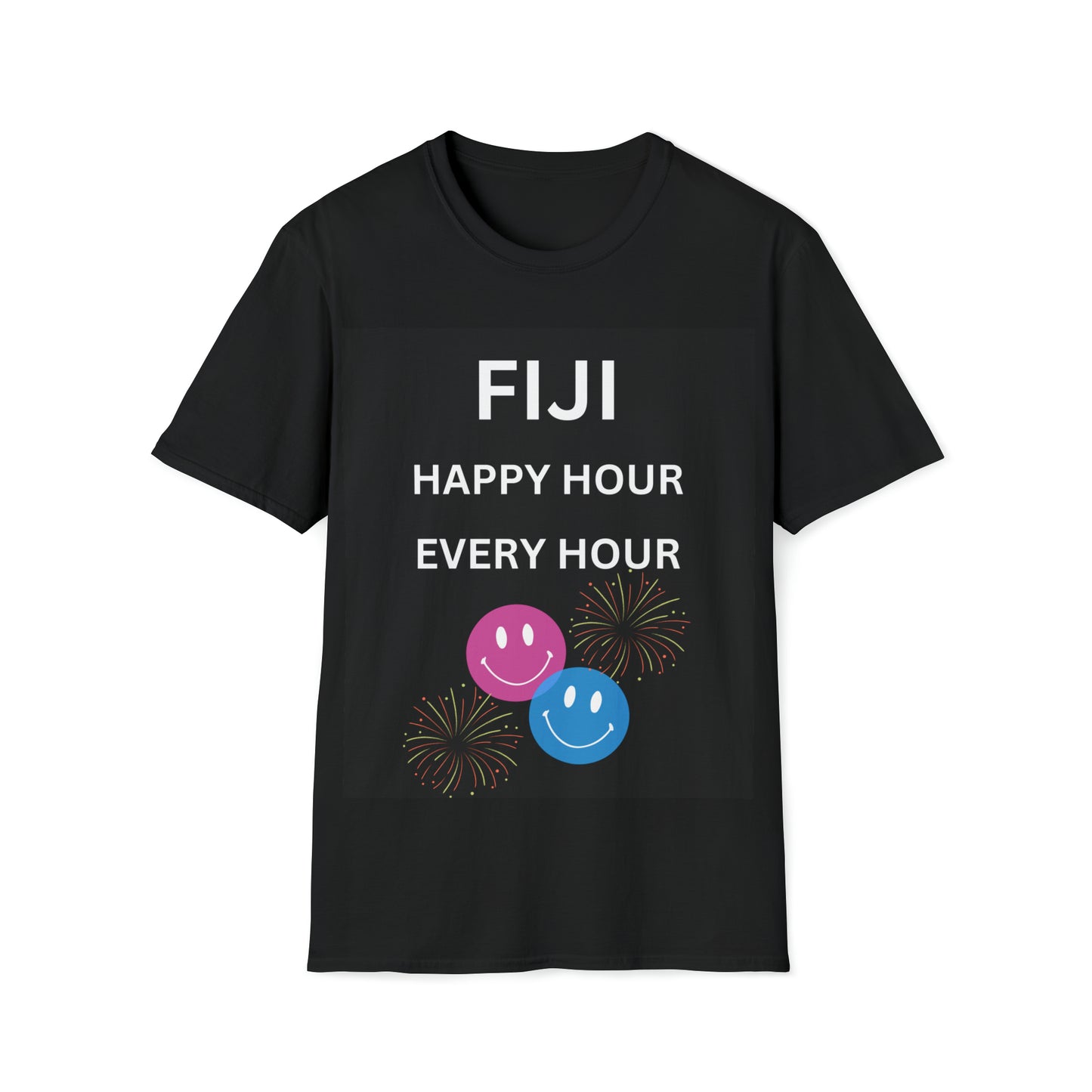 FIJI HAPPY HOUR-Unisex Softstyle T-Shirt