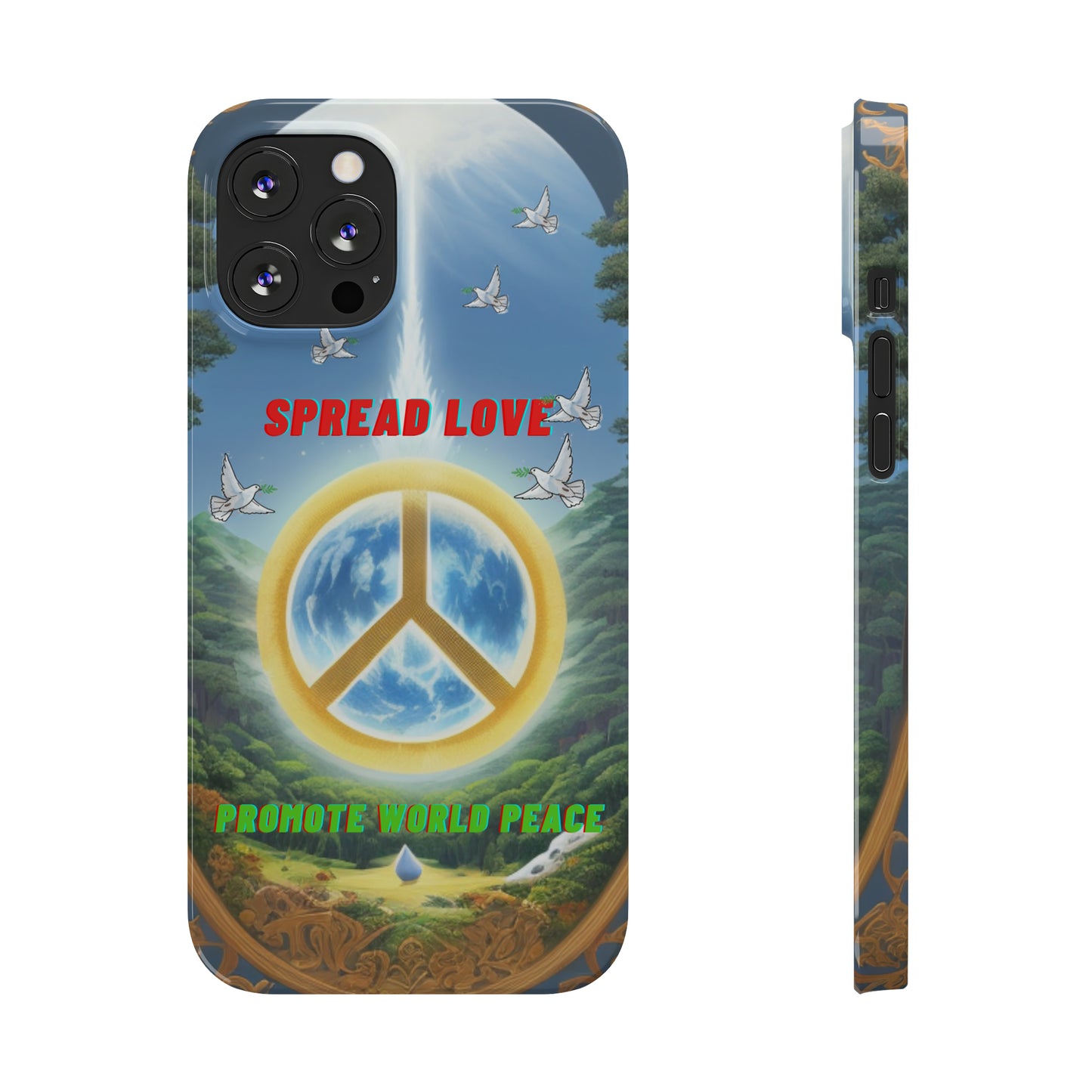WORLD PEACE-Slim Phone Cases
