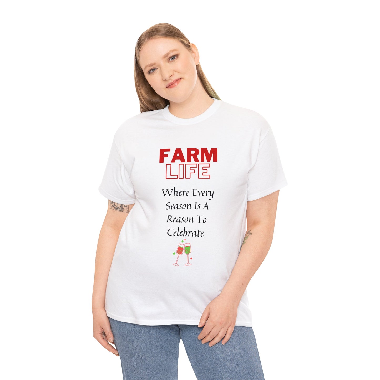 farm life-Unisex Heavy Cotton Tee