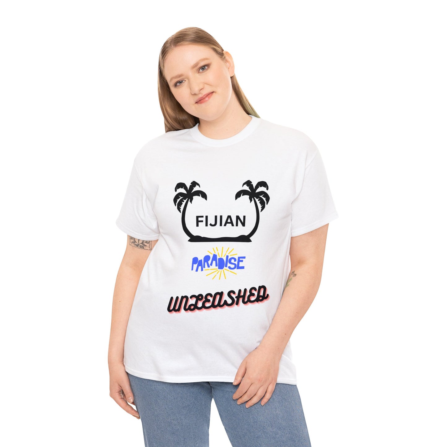 PARADISE UNLEASHED-Unisex Heavy Cotton Tee