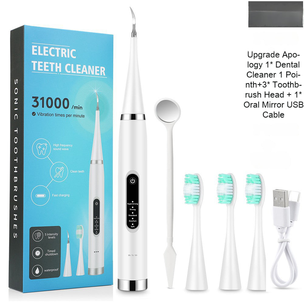 5th Gear Electric Dental Scaler Calculus Remover Dental Scaler Adult Electric Toothbrush