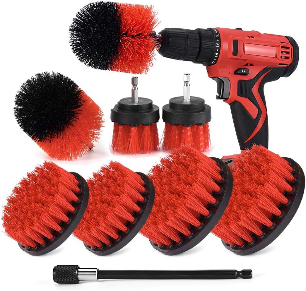 Electric Cleaning Brush Electric Drill Brush Set