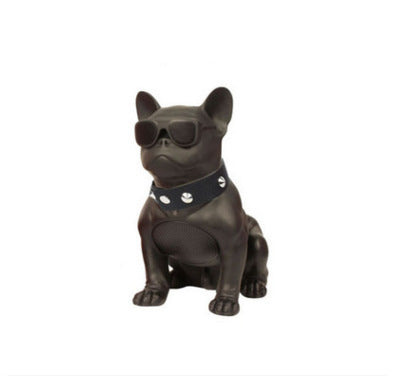 Dog Head Cartoon Wireless Bluetooth Speaker FM Gift Mini Full Body Bulldog Bluetooth Speaker