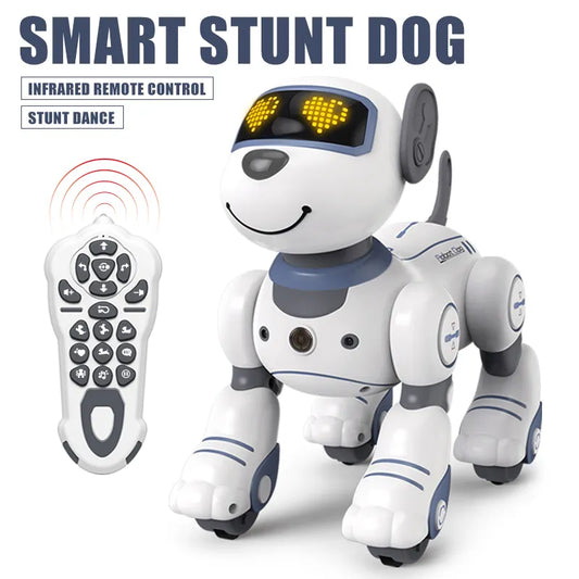 Funny RC Robot Electronic Dog Stunt Dog Voice Command Programmable Touch-sense Music Song Robot Dog for Children&#039;s Toys