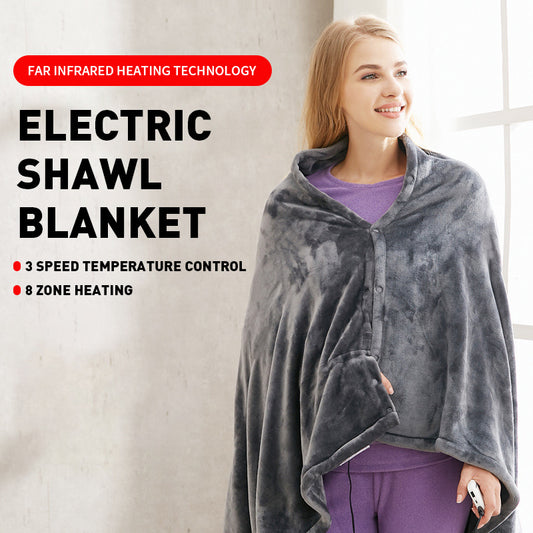 Warm-up Shawl Shawl Electric Blanket Warm-up Heating Shawl Temperature Control Nap Blanket Factory