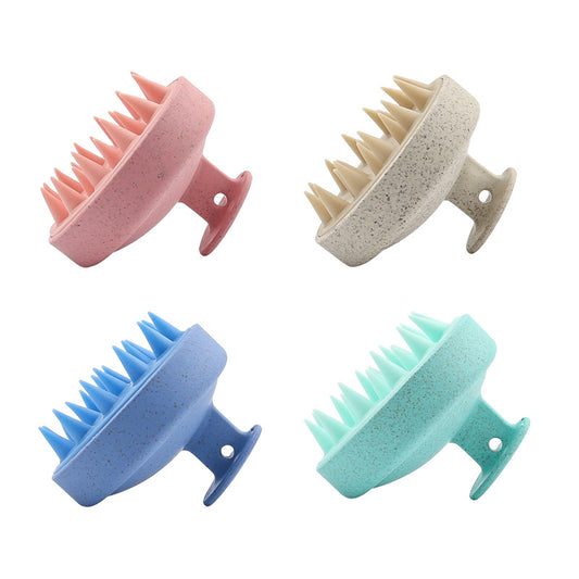 Soft Silicone Shampoo Brush Massage Shampoo Brush Cleaning Scalp Shampoo Home Bath Comb Hair Tools