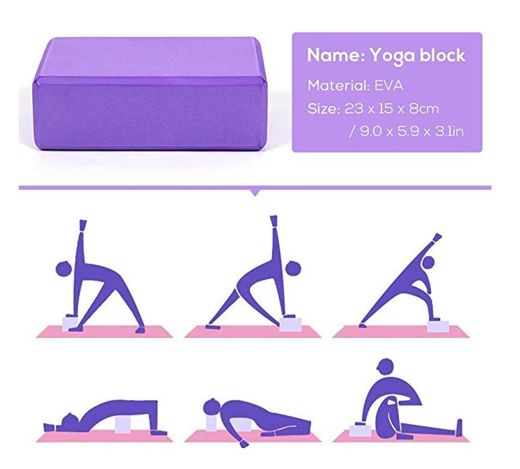 Repair five-piece fitness yoga brick stretch belt